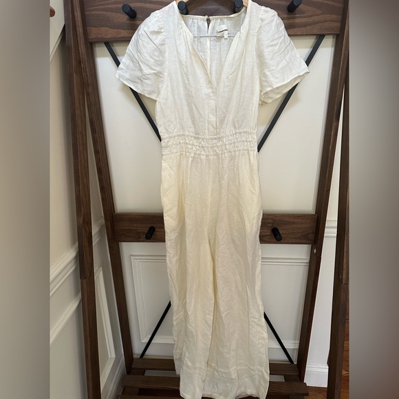 NWOT size Small Anthropologie Somerset linen jumpsuit